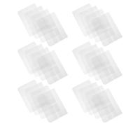 GAROZATION 24pcs Binder Zipper Pouch Folders PVC Pocket Sleeves for 6-Ring Notebooks A6 Size Waterproof Design Flexible Organization Effortless Identification for Travel and Budget Planning