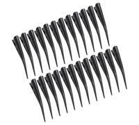 GAROZATION 24pcs Professional Hairdressing Duckbill Clip Sturdy Easy to Open Claw Clip for Hair Styling Padded Sectioning