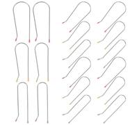 GAROZATION 24pcs Roller Clips Hot Curler Pin Replacement Stainless Steel Resin Not Easy to Rust Versatile for Home Use Suitable for Friends and Relatives Can Be Easily Stored in A Travel Bag