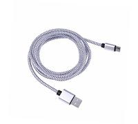 GAROZATION 2m Usb Type-c Cable Fast Charging Nylon Braided Cord 2a Rapid Charge Data Sync Compatible with Galaxy S9 S8 Note 8 and More Silver