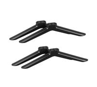 GAROZATION 2pairs Tv Base Stand Legs with Screws Heavy Duty Replacement Pedestal for Screens Tabletop Television Mount Parts Easy Installation for Home Living Room