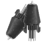 GAROZATION 2pcs 3d Printing Pen Head Replacement Plastic Printer Head Accessories Quick Replacement Detailed Printing Effects for Artists Compatible with 5v and 12v Models