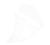 GAROZATION 2pcs Acrylic Twisted Pinwheel Ruler Quilting Templates for DIY Sewing Lovers, Featuring Manual Cutting and Plate Making Functions, for Precise Fabric Cutting