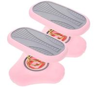 GAROZATION 2pcs Adjustable Foot Rocker for Office and Home Use Ergonomic Foot Rest Under Desk Sturdy Pp and Steel Material Suitable for People of Heights