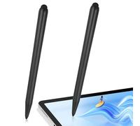 GAROZATION 2pcs Black Double-ended Capacitive Stylus Pen for Interactive Whiteboard Touch Screens, Universal Screen Writing Pen for Teaching All-in-one Devices and Electronic Displays