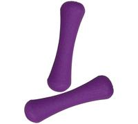 GAROZATION 2pcs Bone-shaped Dumbbells for Female Arm Training, 0.5kg Portable Hand Weights in Purple, Fitness Equipment for Women’s Slimming and Home Workout