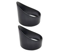GAROZATION 2pcs Car Gauge Sunshade Covers Single Hole Dashboard Protector for Gauges Black Plastic Auto Accessory Suitable for Long Distance Travel and City Commutes