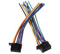 GAROZATION 2pcs Car Radio Wiring Connector for Automotive Audio Receivers Easy to Install Radio Adapter Coated Construction for Connectivity