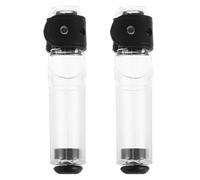 GAROZATION 2pcs Fishing Rod Tip Cover Sleeves Rod End Caps Plastic Easy Installation Precise Fit for Fishing Pole Outdoor Camping