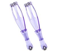 GAROZATION 2pcs Hand Roller Finger Wrist and Hand Massager Precise Massage of Finger Joints Promotes PC and Electroplated Steel Column Material After A Long Day at Work Portable Palm Massage