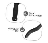 GAROZATION 2pcs Heavy Duty Galvanized Iron Boat Trailer Crank Handle Replacement Ergonomic Hand Winch Crank for Car Trailers Durable and Weather Resistant Winch Control Handle with