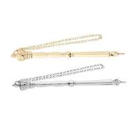 GAROZATION 2pcs Jewish Bible Reading Pointer Chain Portable Hand Tool for Boys and Girls Metal Finger Marker