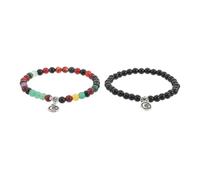 GAROZATION 2pcs Muslim Prayer Beads Bracelet Elastic String Tasbih Beads for Men and Women Comfortable and Versatile for Spiritual Practice and Dhikr