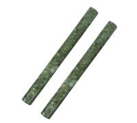 GAROZATION 2pcs Natural Stone Marble Rolling Pin Set 26cm Non-Stick Dough Roller for Pizza, Pastry and Dumplings Baking, Sturdy Jade Kitchen Baking Tools for Home Use