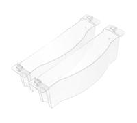 GAROZATION 2Pcs Oil Collection Tray for Range Hood Lightweight Grease Trap Oil Catcher Compatible with Various Kitchen Settings Quick Installation for Home Restaurant and Hotel Use