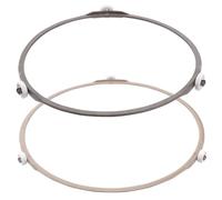 GAROZATION 2pcs Oven Turntable Holder Microwave Inner Support Oven Tray Circle Plastic Flame-Resistant Impact Resistant for Home Life