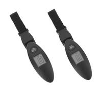 GAROZATION 2pcs Portable Electronic Luggage Scales Handheld Digital Suitcase Weight Checker Compact Travel Weighing Tool with Accurate for Baggage