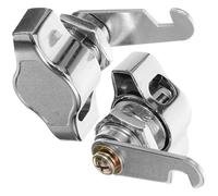 GAROZATION 2Pcs Security Drawer Lock Metal Cabinet Lock Zinc Alloy Heavy Duty Cam for Home Office Filing Wardrobe and Storage