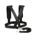 GAROZATION 2Pcs Sled Harness Training Belt Weight Bearing Shoulder Straps for Strength Training Speed Enhancement Portable Fitness Device for Outdoor Workouts Tire Pulling
