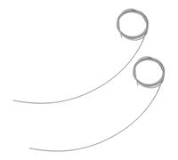 GAROZATION 2pcs Steel Wire Basketball Hoop Fixing Cord Threading String Replacement Nets for Indoor Outdoor Use Easy Installation