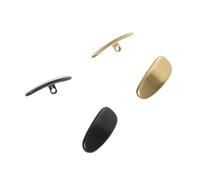 GAROZATION 2pcs Titanium Glasses Nose Pads Replacement for Sunglasses and Frames, Comfortable and Anti-slip Glasses Cushions Accessories for Everyday Use Random Color