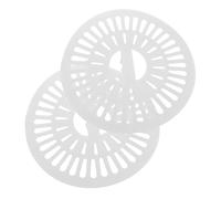 GAROZATION 2pcs Washing Machine Safety Cover Soft Spinner Cap Replacement 24cm Plastic Dryer Spinner Accessory Suitable for Laundry Use