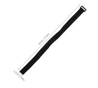 GAROZATION 2pcs Women’s Over-the-knee Boot Fall-off Prevention Straps with Hook and Loop Fastener 45cm Non-slip Boot Stability Belts for High Black