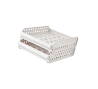 GAROZATION 30grids Egg Basket Easter Stackable Egg Carton Storage Box Plastic Tray for Refrigerator