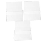 GAROZATION 3pcs Audio Cassette Tape Boxes Storage Organizer Set for Blank Recording Cassettes Suitable for Music Collectors and Archive Storage