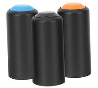 GAROZATION 3pcs Mic Battery Cover Replacement Caps for Pgx2/slx2/pg58 Plastic Mic Battery Screw on Caps Dynamic Microphones Case