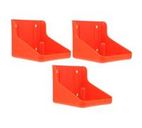 GAROZATION 3Pcs Salt Block Holder Rack for Livestock Plastic Salt Brick Feeder Tray with Multiple Fixed Positions for Cattle Sheep Horse Feeding Nutrition