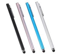 GAROZATION 4 Pieces Capacitive Stylus Pens for Phone and Tablet Touch Screens, High Sensitivity Writing and Drawing Pens, Compatible and Smartphones, Black Silver Pink Blue