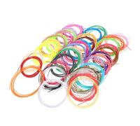 GAROZATION 40 Rolls D Printer Filament Bundle Pla 1.75mm 394 Feet Total with Smooth Printing and Heat Insulation Features, for 3D Art and Printing Supplies
