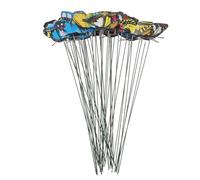 GAROZATION 40pcs Artificial Butterflies Bouquet Decoration with Waterproof Plastic Butterfly Stakes, Fade Resistant Vibrant Design for Indoor Flowers Bouquet in Spring