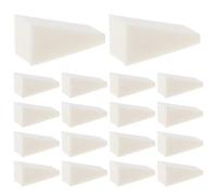 GAROZATION 40pcs Mini Triangle Makeup Sponges Wedges for Precise Application Lightweight Sponge Beauty Tool for Foundation Blush and Eye Shadow on The Go Touchups