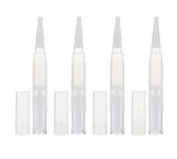 GAROZATION 4pcs Empty Essential Oil Storage Pen Twisting Pen 4ml Abs Material No Waste Can Be Filled with Liquid on The Go Cosmetic Liquid Container