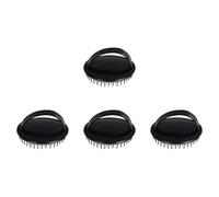 GAROZATION 4pcs Hair Scalp Massager Hairdressing Combs Plastic Ergonomic Handle Does Not Hurt Scalp and Hair Suitable for Adults and Bath Use