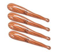 GAROZATION 4pcs Inflatable Baseball Bat Wooden Simulation Stick Party Cheering Favor Portable Sports Inflatable Props for Game Gatherings and Birthday Gifts