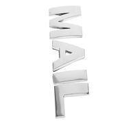 GAROZATION 4pcs Metal Letters for Mailbox Adhesive Letter Decals English Alphabet Stickers for Outdoor Use Easy Installation Weather Resistant Design