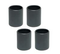 GAROZATION 4pcs Mini Black round Flower Boxes Cardboard Buckets for Floral Bouquet Arrangements Small round Floral Holders Suitable for Table Centerpieces and Packaging