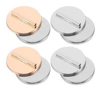 GAROZATION 4pcs Multi-function Magnetic Brooch Pin Converter Magnetic Clips for Clothes Scarves Hats Bags No-damage Fabric Fasteners Stylish Pin to Brooch Transformation for Versatile