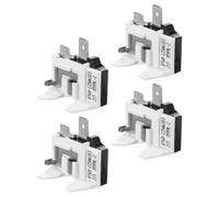 GAROZATION 4pcs Refrigerator Compressor Starter Relay and Overload Protector for Fridges and Freezers Ptc Hard Start Kit with Automatic Overheat Shutdown and Enhanced Overload Protection for