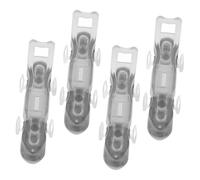 GAROZATION 4Pcs Small Magnetic Hook Keepers for Fishing Rods Durable Portable Lure Hook Holder Elastic Fixed Bait Keeper for Sea Fishing Accessories