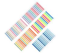 GAROZATION 5 Sets Precision Design Highlighter Tape Gentle Adhesion Technology and Assorted Colours, 1500pcs Pet Page Marker Stickers for Annotating Books and Reading Notes in Libraries