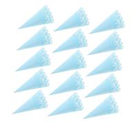 GAROZATION 50pcs Lace Paper Confetti Cones Colorful Party Favour Holders for Weddings Bridal Showers and Festivals Stylish Easy to Use Decorative Accessories