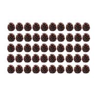 GAROZATION 50pcs Large Pine Cones Decor Fir Cones for Wreaths Christmas Tree Ornaments Craft Baubles