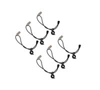GAROZATION 6 Pcs Muslin Holder Backdrop Clips Multi-Functional Fixed Clamps Minimalist Contemporary Design Space-Saving Not Easy to Bend for Background Supports Black Random Random Color