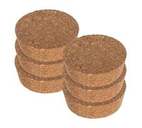 GAROZATION 6pcs Glass Planter Cork Lids Hydroponic Vase Cork Plugs Small Bulb Vase Lids for Indoor Plant Landscape Hydroponic Flower Jar Covers 64.5x20x58mm