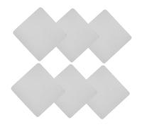 GAROZATION 6pcs Gray Microfiber Eyeglasses Cleaning Cloths for Lenses Phones Cameras Screens, Large Suede Polishing Wipes for Optical and Electronic Devices Cleaning