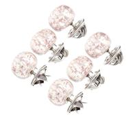 GAROZATION 6pcs No Sew Collar Snap Buttons for Dresses and Skirts, Sturdy and Easy to Match Plastic and Stainless Steel Fasteners for Casual Occasions and Daily Life